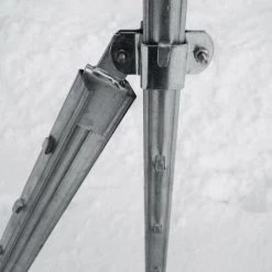 AQUAGART 1 Ensemble De Barres De Renfort Pour Poteau D'angle Pour Poteaux De Clôture à Profil En Z, Clôture De Protection Contre La Faune Sauvage, Clôture Forestière -Grillage et accessoire Soldes 27075055 4