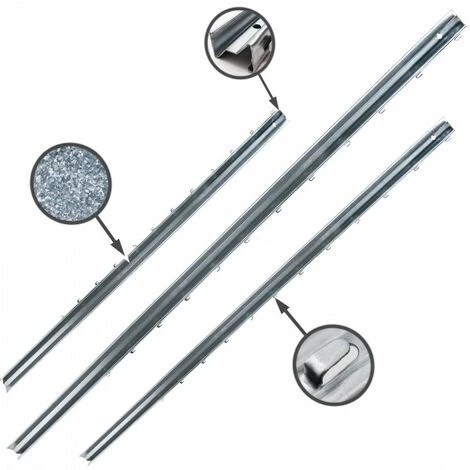 AQUAGART 50 M Clôture De Protection Contre La Faune Sauvage, Clôture Forestière, Grillage Noué 125/13/30 + Poteaux + Fil De Tension 3 AQUAGART 50 M Clôture De Protection Contre La Faune Sauvage, Clôture Forestière, Grillage Noué 125/13/30 + Poteaux + Fil De Tension – Image 3