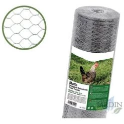 SUINGA Maille Hexagonale En Métal De 41 Mm, 0,5 X 10 Mètres Pour Clôtures Agricoles