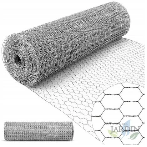 SUINGA Maille Métallique Hexagonale De 41 Mm, 1 X 5 Mètres De Clôture Agricole 2 SUINGA Maille Métallique Hexagonale De 41 Mm, 1 X 5 Mètres De Clôture Agricole – Image 2