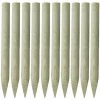TRUE DEAL Poteaux De Clôture 10 Pcs Bois 100 Cm