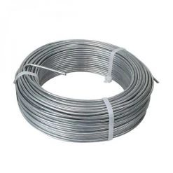 Fil De Tension En Acier Galvanisé Pour Grillage Ou Autre - 50 M X 2.7mm Ø - Gris - Linxor - Gris
