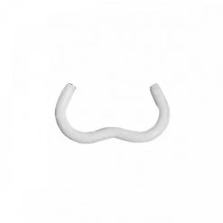 EDMA Agrafe Omega 20 - Galva Plastifié Blanc X 200 Pcs