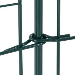 ESTEXO Clôture De Jardin Clôture étang 11 Pcs. X5 Feuilles De Fond Vert Métallique Arc Findérieur Pointu -Grillage et accessoire Soldes 29541854 4