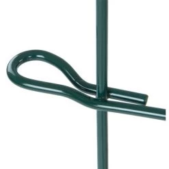 ESTEXO Clôture De Jardin Clôture étang 11 Pcs. X5 Feuilles De Fond Vert Métallique Arc Findérieur Pointu -Grillage et accessoire Soldes 29541854 5