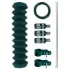 ESTEXO Clôture Grillagée Clôture De Jardin Kit De Clôture En Fil De Fer Vert 1,00 X 15 M