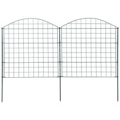 ESTEXO Set De Clôture Clôture De Jardin Clôture Grillagée En Métal 10 éléments 8 ESTEXO Set De Clôture Clôture De Jardin Clôture Grillagée En Métal 10 éléments -Grillage et accessoire Soldes 29542323 4