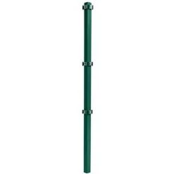 ESTEXO Poteau D'angle Pour Clôture à Double Barre 130 Cm RAL 6005 Clôture De Jardin