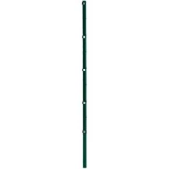 ESTEXO Poteau Pour Clôture Double Barreaux 210 Cm RAL 6005 Clôture De Jardin