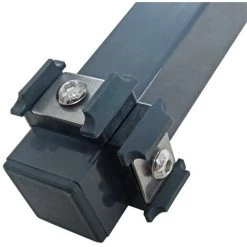 ESTEXO Poteau D'angle Pour Clôture à Double Barreaux 170 Cm RAL 7016 Clôture De Jardin -Grillage et accessoire Soldes 29542337 3