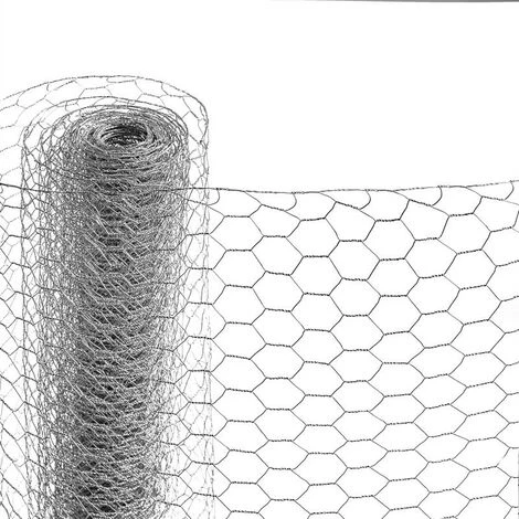 ESTEXO Fil à Maille Hexagonale Pour Volière 1,00 X 10 M Clôture En Fil De Fer Galvanisé 4 ESTEXO Fil à Maille Hexagonale Pour Volière 1,00 X 10 M Clôture En Fil De Fer Galvanisé – Image 4