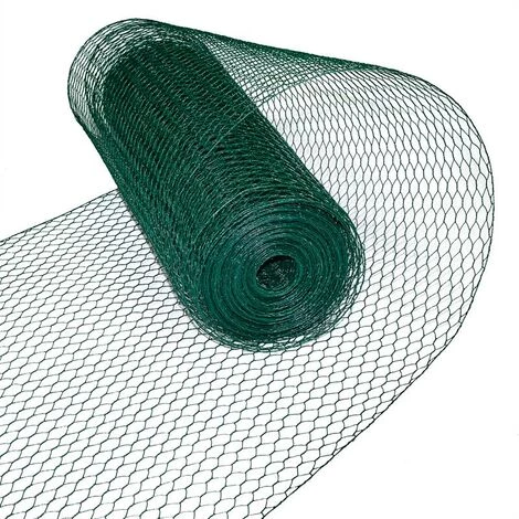 ESTEXO Fil De Fer Hexagonal Pour Clôture 0,50 X 25 M Fil De Fer à Mailles Vert13 Mm 1 ESTEXO Fil De Fer Hexagonal Pour Clôture 0,50 X 25 M Fil De Fer à Mailles Vert13 Mm