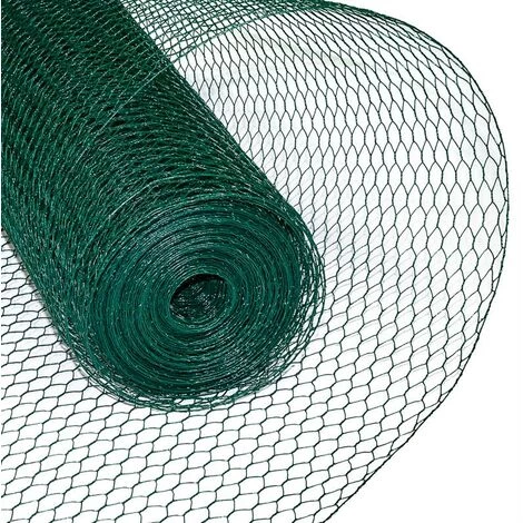 ESTEXO Fil De Fer Hexagonal Pour Clôture 0,50 X 25 M Fil De Fer à Mailles Vert13 Mm 2 ESTEXO Fil De Fer Hexagonal Pour Clôture 0,50 X 25 M Fil De Fer à Mailles Vert13 Mm – Image 2