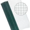 ESTEXO Fil De Fer Pour Volière 4 Angles 1x25 M Cage 12x12 Mm Grillage Pour Clôture Vert