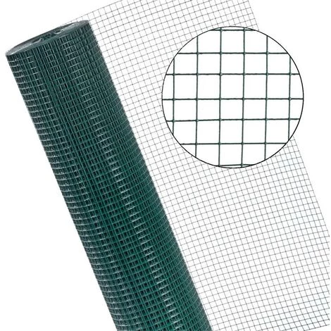 ESTEXO Fil De Fer Pour Volière 4 Angles 1x25 M Cage 16x16 Mm Grillage Pour Clôture Vert 1 ESTEXO Fil De Fer Pour Volière 4 Angles 1x25 M Cage 16x16 Mm Grillage Pour Clôture Vert