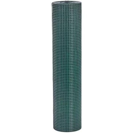 ESTEXO Fil De Fer Pour Volière 4 Angles 1x25 M Cage 16x16 Mm Grillage Pour Clôture Vert 2 ESTEXO Fil De Fer Pour Volière 4 Angles 1x25 M Cage 16x16 Mm Grillage Pour Clôture Vert – Image 2