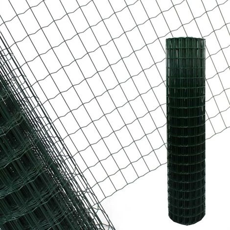 ESTEXO Ensemble Complet De Clôture En Treillis Soudé Ensemble De Clôture De 1,50 X 10 M 2 ESTEXO Ensemble Complet De Clôture En Treillis Soudé Ensemble De Clôture De 1,50 X 10 M – Image 2