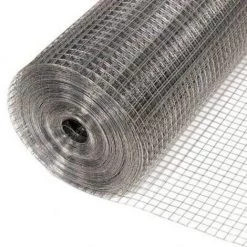 DESTOCKOUTILS Grillage Galvanisé Soudé Maille Carrée Pour Volière 1m X 25 M
