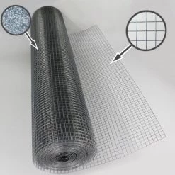 AQUAGART 15 M X 1 M Grillage Pour Volière, Grille Métallique, Grillage Soudé, Clôture En Fil De Fer, Galvanisé à Chaud -Grillage et accessoire Soldes 29730595 4