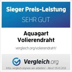 AQUAGART 30 M X 1 M Grillage Pour Volière, Grille Métallique, Grillage Soudé, Clôture En Fil De Fer, Galvanisé à Chaud -Grillage et accessoire Soldes 29730605 4