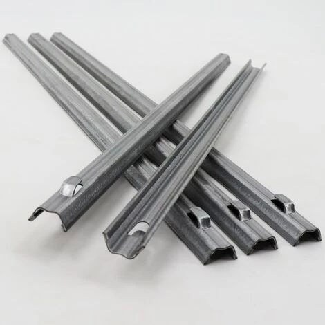 AQUAGART 40 Ancrages De Clôture Profil En W, Ancrages De Sol Pour Clôture De Protection Contre La Faune Sauvage, Clôture Forestière, Clôture De Pâturage, 50 Cm 1 AQUAGART 40 Ancrages De Clôture Profil En W, Ancrages De Sol Pour Clôture De Protection Contre La Faune Sauvage, Clôture Forestière, Clôture De Pâturage, 50 Cm