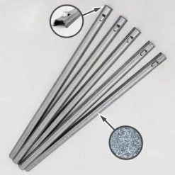 AQUAGART 40 Ancrages De Clôture Profil En W, Ancrages De Sol Pour Clôture De Protection Contre La Faune Sauvage, Clôture Forestière, Clôture De Pâturage, 50 Cm 8 AQUAGART 40 Ancrages De Clôture Profil En W, Ancrages De Sol Pour Clôture De Protection Contre La Faune Sauvage, Clôture Forestière, Clôture De Pâturage, 50 Cm -Grillage et accessoire Soldes 29733448 4