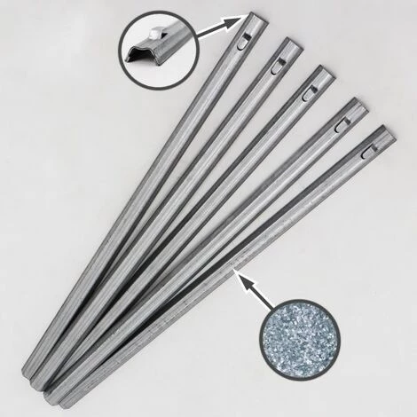 AQUAGART 40 Ancrages De Clôture Profil En W, Ancrages De Sol Pour Clôture De Protection Contre La Faune Sauvage, Clôture Forestière, Clôture De Pâturage, 50 Cm 4 AQUAGART 40 Ancrages De Clôture Profil En W, Ancrages De Sol Pour Clôture De Protection Contre La Faune Sauvage, Clôture Forestière, Clôture De Pâturage, 50 Cm – Image 4