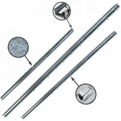 AQUAGART 50 M Clôture De Protection Contre La Faune Sauvage, Clôture Forestière, Clôture De Pâturage, Grillage Noué 200/22/15 + Poteaux + Fil De Tension -Grillage et accessoire Soldes 29738507 3