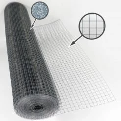 AQUAGART 20 M X 1 M Grillage Pour Volière, Grille Métallique, Grillage Soudé, Grillage Noué, Clôture En Fil De Fer -Grillage et accessoire Soldes 29740376 4