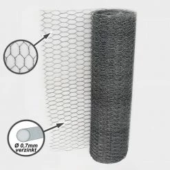 AQUAGART 40 M Grillage à Maille Hexagonale, Grillage De Poulailler, Grillage Pour Enclos à Lapins 50 Cm -Grillage et accessoire Soldes 29741228 4