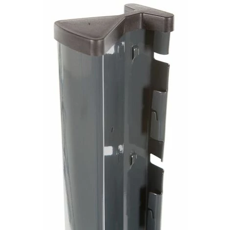 Filiac Poteau à Encoches GRIS - H. 1,87 M 2 Filiac Poteau à Encoches GRIS - H. 1,87 M – Image 2