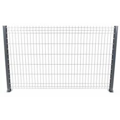 Filiac Poteau à Encoches GRIS - H. 2,27 M -Grillage et accessoire Soldes 3067740 3