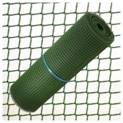 SATURNIA Tissu Carré Plastique 2,0 Cm. X 1 Mètre Vert Rouleau 25 Mètres