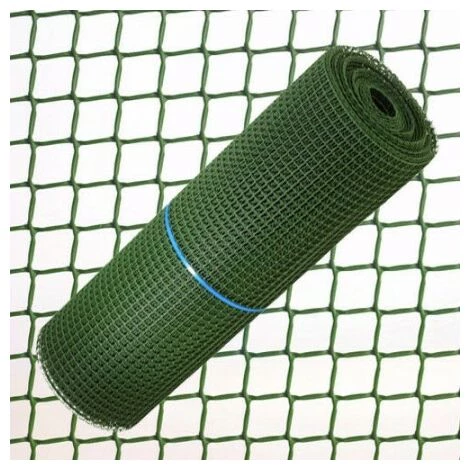 SATURNIA Tissu Carré Plastique 2,0 Cm. X 1 Mètre Vert Rouleau 25 Mètres 1 SATURNIA Tissu Carré Plastique 2,0 Cm. X 1 Mètre Vert Rouleau 25 Mètres