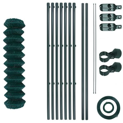 ESTEXO Set De Clôtures De Jardin 0,80x15 M Set De Clôtures En Fil Métallique 1 ESTEXO Set De Clôtures De Jardin 0,80x15 M Set De Clôtures En Fil Métallique
