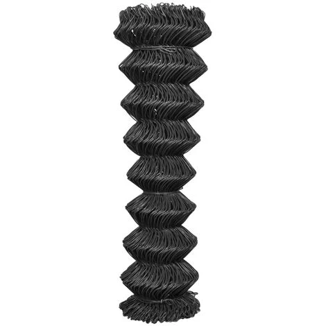 YOUTHUP Clôture à Mailles Acier 15 X 1,5 M Gris - Gris 2 YOUTHUP Clôture à Mailles Acier 15 X 1,5 M Gris - Gris – Image 2