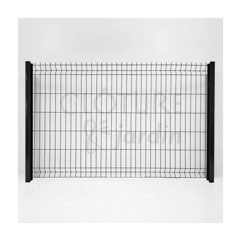 CLOTURE & JARDIN Kit Grillage Rigide Gris Anthracite 10M - JARDIPREMIUM+ - Fil 4/5mm - 1,23 Mètre - Gris Anthracite (RAL 7016) 2 CLOTURE & JARDIN Kit Grillage Rigide Gris Anthracite 10M - JARDIPREMIUM+ - Fil 4/5mm - 1,23 Mètre - Gris Anthracite (RAL 7016) – Image 2