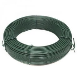 Fil De Tension En Acier Galvanisé Plastifié Pour Grillage Ou Autre - 100 M X 2.8mm Ø - Vert - Linxor - Vert