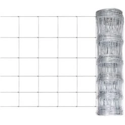 Clôture De Jardin Acier Galvanisé 50x1 M Argenté VidaXL