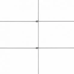 ASUPERMALL Cloture De Jardin Acier Galvanise Argente 50x1,2 M -Grillage et accessoire Soldes 32934794 4