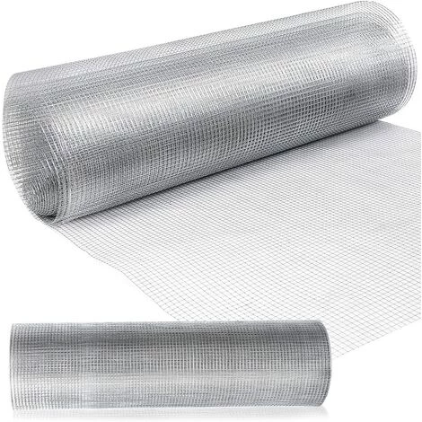 COSTWAY Grillage Pour Plantes Et Animaux 91,5 X 1500 Cm Fer Galvanisé à Chaud Mailles Carrées 15 Mm Épaisseur 0,9 Mm Pour Poulailler 1 COSTWAY Grillage Pour Plantes Et Animaux 91,5 X 1500 Cm Fer Galvanisé à Chaud Mailles Carrées 15 Mm Épaisseur 0,9 Mm Pour Poulailler