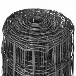 TRUE DEAL Clôture Euro Acier 10 X 0,8 M Gris 6 TRUE DEAL Clôture Euro Acier 10 X 0,8 M Gris -Grillage et accessoire Soldes 35453962 3