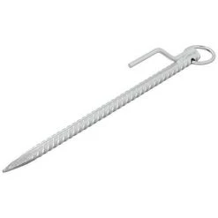 KSX Piquet D'ancrage Au Sol 41cm Avec Crochet Et Anneau