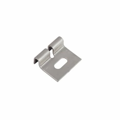 DIRICKX Lot De 4 Attaches Murales à Fixer Axor Gris Inox, H.2 X L.12 X P.9 Cm 2 DIRICKX Lot De 4 Attaches Murales à Fixer Axor Gris Inox, H.2 X L.12 X P.9 Cm – Image 2
