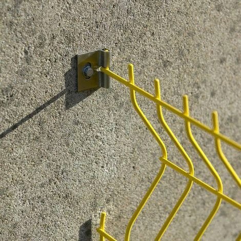 DIRICKX Lot De 4 Attaches Murales à Fixer Axor Gris Inox, H.2 X L.12 X P.9 Cm 3 DIRICKX Lot De 4 Attaches Murales à Fixer Axor Gris Inox, H.2 X L.12 X P.9 Cm – Image 3