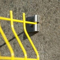 DIRICKX Lot De 4 Attaches Murales à Fixer Axor Gris Inox, H.2 X L.12 X P.9 Cm 7 DIRICKX Lot De 4 Attaches Murales à Fixer Axor Gris Inox, H.2 X L.12 X P.9 Cm -Grillage et accessoire Soldes 36524371 4