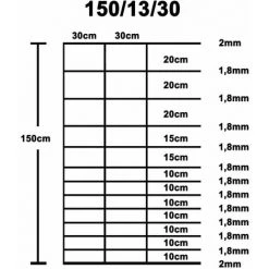 ASUPERMALL Cloture De Jardin Acier Galvanise 50x1,5 M Argente -Grillage et accessoire Soldes 37444376 5