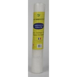 UJ Grillage Plastique Maille 5mm Blanc - 1m X 3m