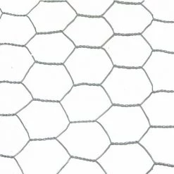 Centrale Brico Grillage Pour Animaux Triple Torsion Gris, H.0.5 X L.10 M, Maille H.25 X L.25 Mm