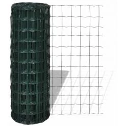 HAPPYSHOPPING Cloture Euro Acier 10 X 1,0 M Vert -Grillage et accessoire Soldes 39451270 3
